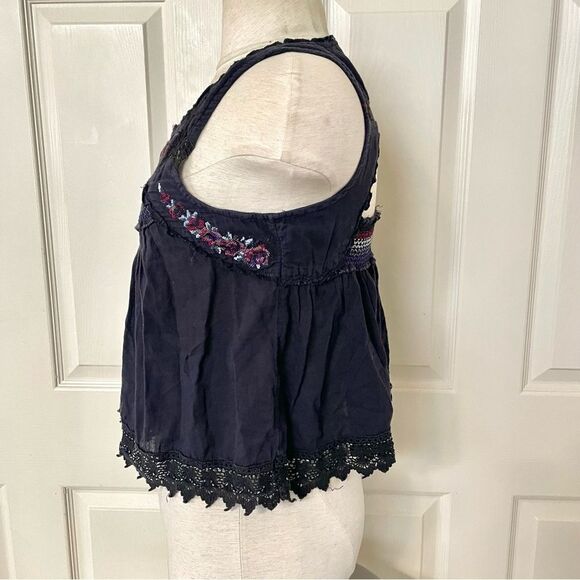 Free People embroidered beaded tank top - Picture 3 of 10